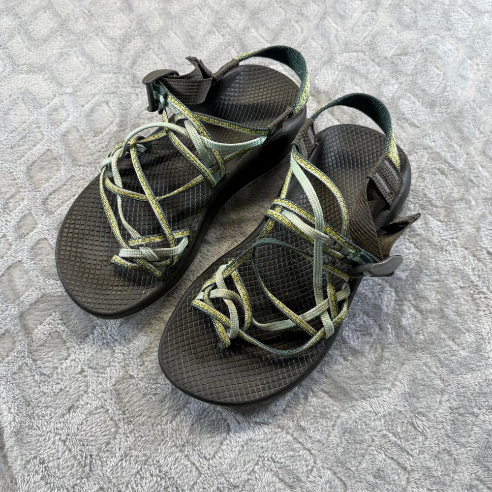 Chaco ZX/3 CLASSIC J105520 Womens 8 Stardust Green ChacoGrip Sport Sandals